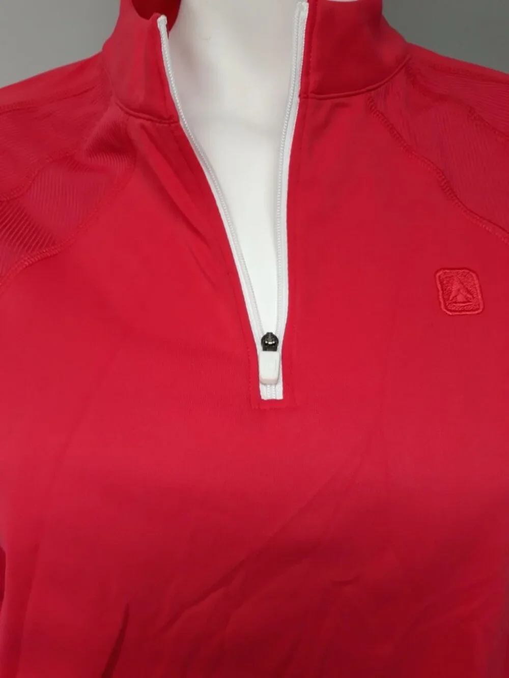 FootJoy Women's Golf Pull Over Shirt Red Size S NEW WITH TAGS! - Picture 3 of 7